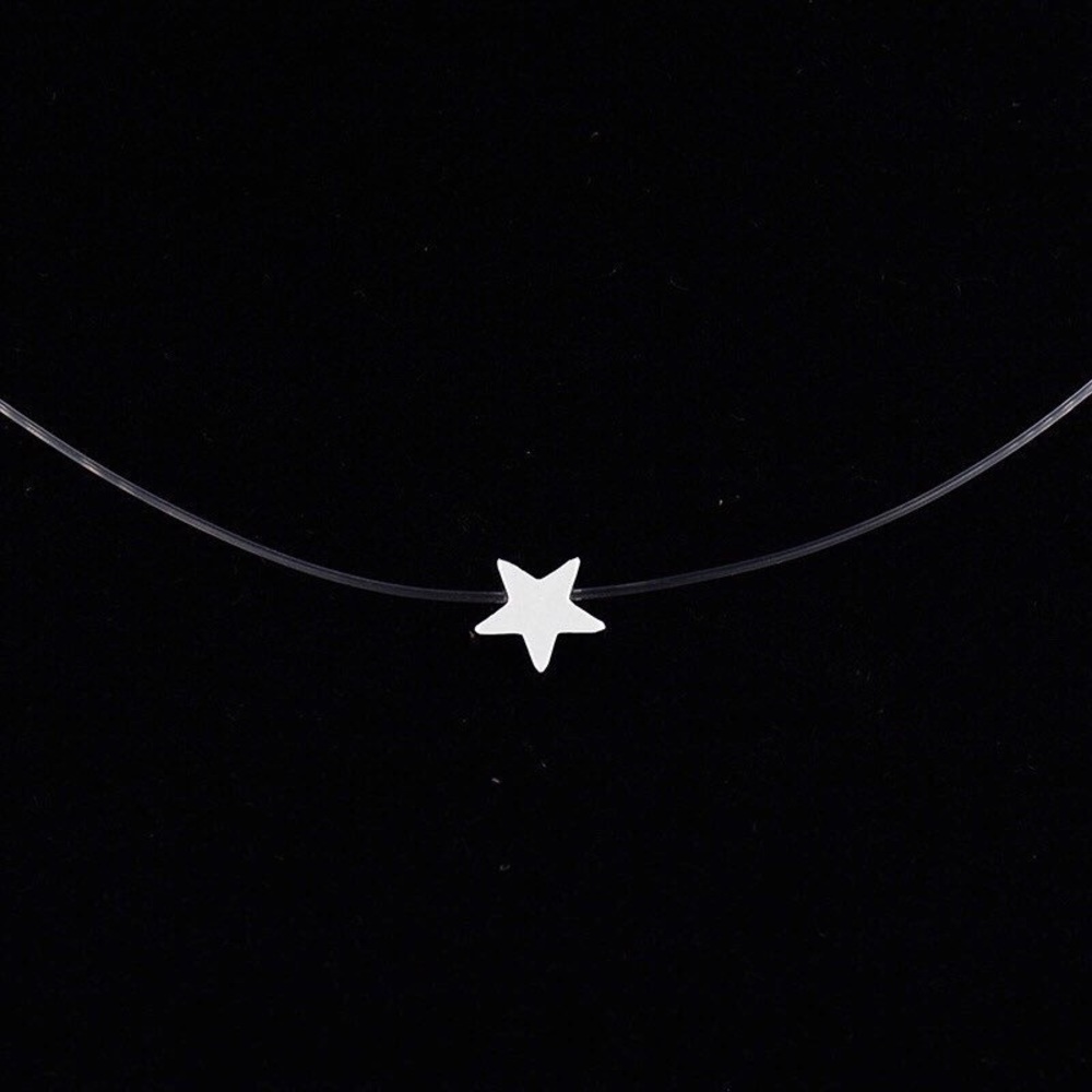 Transparent Invisible Choker Necklace - Picture 3 of 9